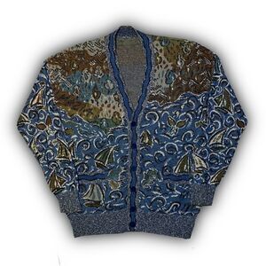 Made In Italy Missoni Womens Cardigan Map of Italy